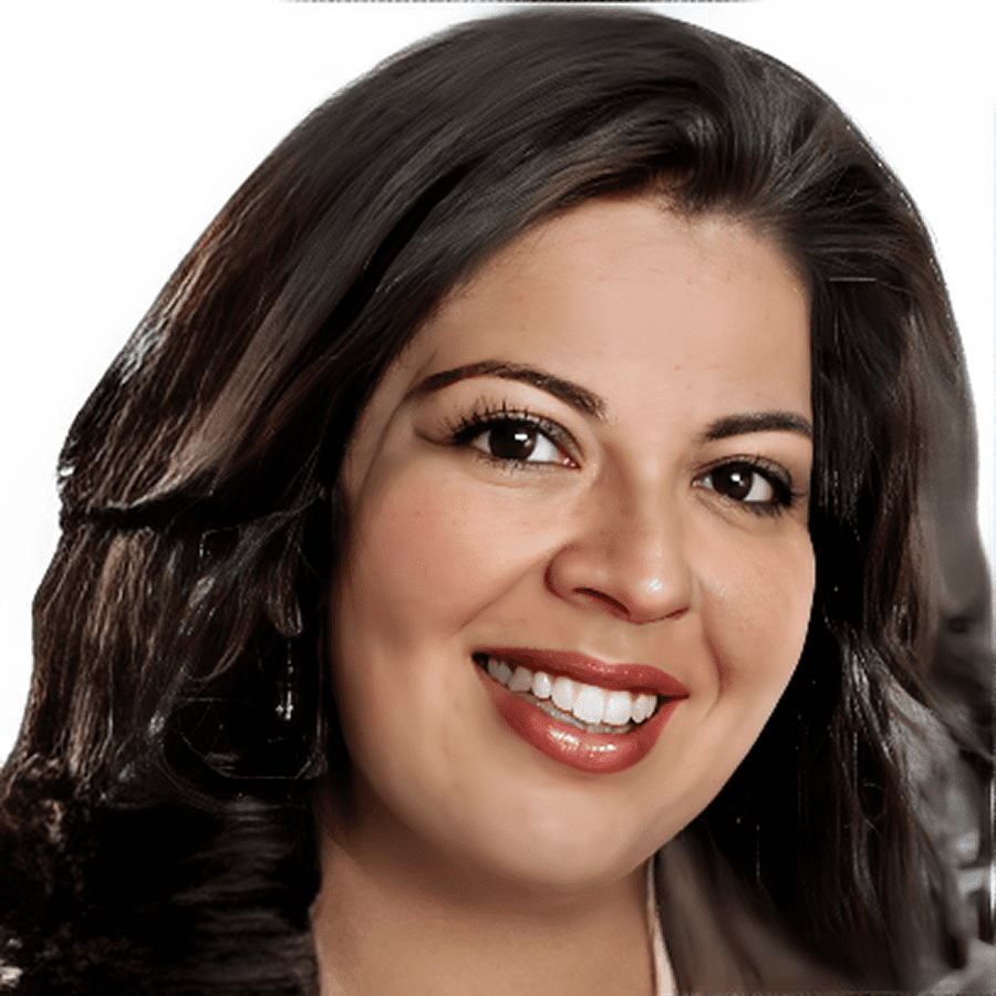 Portrait of a cheerful woman